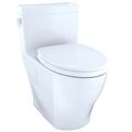 Product Image of Legato 1.28 GPF Skirted One-Piece Elongated Toilet w/ CEFIONTECT Ceramic Glaze, SoftClose Seat, & Tornado Flush (Cotton White)