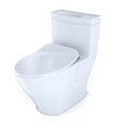 Product Image of Aimes One-Piece Elongated 1.28 GPF Toilet with CEFIONTECT and SoftClose Seat, WASHLET+ Ready, Cotton White - MS626234CEFG#01