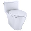 Product Image of Nexus 1G One-Piece Elongated 1.0 GPF Universal Height Toilet with CEFIONTECT and SS124 SoftClose Seat, WASHLET+ Ready, Cotton White - MS642124CUFG#01