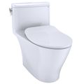 Product Image of Nexus One-Piece Elongated 1.28 GPF Universal Height Toilet with CEFIONTECT and SS234 SoftClose Seat, WASHLET+ Ready, Cotton White - MS642234CEFG#01