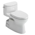 Product Image of Carolina II One-Piece Elongated 1.28 GPF Universal Height Toilet with CEFIONTECT and SS124 SoftClose Seat, WASHLET+ Ready, Cotton White - MS644124CEFG#01