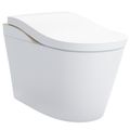 Product Image of NEOREST LS Dual Flush 1.0 or 0.8 GF Integrated Bidet Toilet, Cotton White with Nickel Trim - MS8732CUMFG#01N