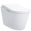 Product Image of NEOREST LS Dual Flush 1.0 or 0.8 GF Integrated Bidet Toilet, Cotton White with Silver Trim - MS8732CUMFG#01S