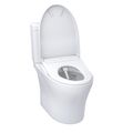 Product Image of WASHLET+ Aquia IV Two-Piece Elongated Dual Flush 1.28 and 0.9 GPF Toilet with S7A Contemporary Bidet Seat, Cotton White - MW4464736CEMFGN#01