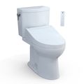 Product Image of WASHLET+ Drake II 1G Two-Piece Elongated 1.0 GPF Toilet and WASHLET+ C5 Bidet Seat, Cotton White - MW4543084CUFG#01