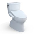 Product Image of WASHLET+ Vespin II 1G Two-Piece Elongated 1.0 GPF Toilet and WASHLET+ C2 Bidet Seat, Cotton White - MW4743074CUFG#01