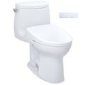Product Image of WASHLET+ UltraMax II 1G One-Piece Elongated 1.0 GPF Toilet and WASHLET+ S7 Contemporary Bidet Seat, Cotton White - MW6044726CUFG#01