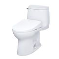 Product Image of WASHLET+ UltraMax II 1G One-Piece Elongated 1.0 GPF Toilet with Auto Flush WASHLET+ S7 Contemporary Bidet Seat, Cotton White - MW6044726CUFGA#01