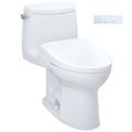 Product Image of WASHLET+ UltraMax II 1G One-Piece Elongated 1.0 GPF Toilet with Auto Flush WASHLET+ S7A Contemporary Bidet Seat, Cotton White - MW6044736CUFGA#01