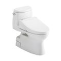 Product Image of WASHLET+ Carlyle II One-Piece Elongated 1.28 GPF Toilet and WASHLET+ C5 Bidet Seat, Cotton White - MW6143084CEFG#01