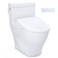 Product Image of WASHLET+ Legato One-Piece Elongated 1.28 GPF Toilet with Auto Flush S7 Contemporary Bidet Seat, Cotton White - MW6244726CEFGA#01