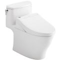 Product Image of WASHLET+ Nexus One-Piece Elongated 1.28 GPF Toilet and WASHLET C5 Bidet Seat, Cotton White - MW6423084CEFG#01