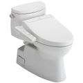 Product Image of WASHLET+ Carolina II One-Piece Elongated 1.28 GPF Toilet and WASHLET+ C2 Bidet Seat, Cotton White - MW6443074CEFG#01