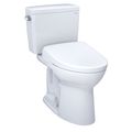 Product Image of Drake WASHLET+ Two-Piece Elongated 1.28 GPF Universal Height TORNADO FLUSH Toilet and S7A Contemporary Bidet Seat with Auto Flush, 10 Inch Rough-In, Cotton White - MW7764736CEFGA.10#01