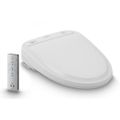 Product Image of Washlet S350e Electronic Bidet Toilet Seat With Auto Open And Close And EWATER+ Cleansing, Round, Cotton White - SW583#01