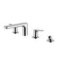 Product Image of GS 4 hole Deck mount Roman Tub Filler Trim with Handshower, Polished Chrome