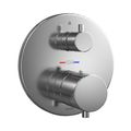 Product Image of Round Thermostatic Mixing Valve with Volume Control Shower Trim, Polished Chrome