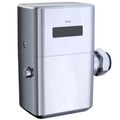 Product Image of ECOPOWER Touchless 1.28 GPF High Efficiency Toilet Flush Valve with 24" Vacuum Breaker Set, Polished Chrome