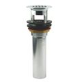 Product Image of Grid Drain with 1.5" Opening and 4" Tailpiece, Polished Chrome