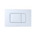 Product Image of Dual Flush Rectangle Push Button Plate For Select Duofit In-wall Tank Unit, White Matte - YT920#WH