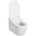 Product Image of CT447CFGT60#01 RP D Shape Wall Hung Toilet Bowl, 1.28/0.9 GPF - Washlet+ Not Included (Cotton White)