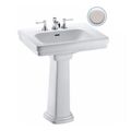 Product Image of LPT530.8N#03 Promenade 8" Center Pedestal Lavatory Sink (Bone)