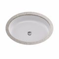 Product Image of LT233#01 Oval 19 x 15 Undercounter Lavatory Sink (Cotton White)
