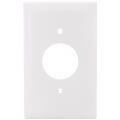 Product Image of 1-Gang Single Receptacle Opening Wall Plate - White