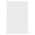 Product Image of 1-Gang Blank Jumbo Wall Plate, Box Mounted - White