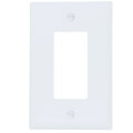Product Image of 1-Gang Decorator Switch Jumbo Wall Plate - White