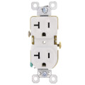 Product Image of Tamper-Resistant Commercial Grade Duplex Receptacle, 20A, 2P - White (125V)