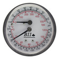 Product Image of 1/4" NPT, 2.5" Face, Temperature & Pressure Gauge (Tridicator), 3-3/8" Well