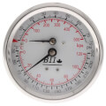 Product Image of 1/2" NPT, 3" Face, Temperature & Pressure Gauge - Short (Tridicator)