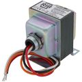 Product Image of Transformer, 40 VA, 240/208/120 to 24 Vac Class 2 UL Listed, Single Hub, Dual Secondary Terminal, Mounting Plate