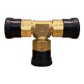 Product Image of 1" x 3/4" x 1/2" TracPipe TracPipe System Brass Reducing Tee, FGP-AF-RT-1001
