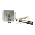 Product Image of 3/8" TracPipe System Metal Wallbox with Valve, FGP-AF-WB-375