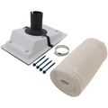 Product Image of PRO-SYSTEM RETROFIT KIT - White Titan Retrofit Outlet and 6ft E-Flex Guard for 1/2" Wall Insulation
