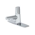 Product Image of LakeCrest Self-Closing Metering Faucet w/ Push Button Handle & 8" Deck Plate, 0.5 GPM (Chrome)