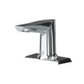 Product Image of 4" Deck Mount WaveCrest Electronic Sensor Faucet, 0.5 GPM (Polished Chrome)