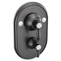 Product Image of Weymouth Matte Black Posi-Temp w/ Diverter Tub/Shower Valve Only, TS32100BL