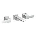 Product Image of 90 Degree Chrome 2 Handle Wall Mount Bathroom Faucet, TS6730