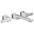 Product Image of 90 Degree 2 Handle Wall Mount Bathroom Faucet (Chrome), TS6731