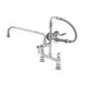 Product Image of Spray Assembly, 8" Deck Mount Base, 12" Add-On Faucet, Spray Valve, SS Flex Hose (Polished Chrome), B-0178