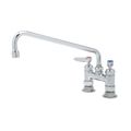 Product Image of 9.8 GPM 2 Handle 4" Centerset Deck Mount Double Lever Handle Pantry Faucet (Polished Chrome), B-0225-CR