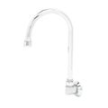 Product Image of Swivel Gooseneck, Wall Mount, Stream Regulator, 5-11/16" Spread, 10-1/2" Height (Polished Chrome), B-0525