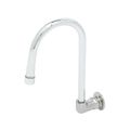 Product Image of Rigid Gooseneck, Wall Mount, 2.2 gpm Aerator, 1/2" NPT Female Inlet (Polished Chrome), B-0537