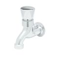 Product Image of Sill Bathroom Faucet, 1/2" NPT Female Inlet, Metering, Plain-End Outlet (Polished Chrome), B-0700-01