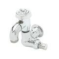 Product Image of Sill Faucet, Vacuum Breaker, 1/2" NPT Female Flanged Inlet, 3/4" Hose Threads (Polished Chrome), B-0720