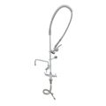 Product Image of Pre-Rinse, Single Hole Base, Overhead Spring, Add-On Faucet, 12" Nozzle, Wall Bracket (Polished Chrome), B-2338
