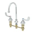Product Image of Medical Faucet, 8" Centers, Swivel Gooseneck w/ 1.5 gpm Laminar Device, 4" Wrist Handles (Polished Chrome), B-2866-05-LF15